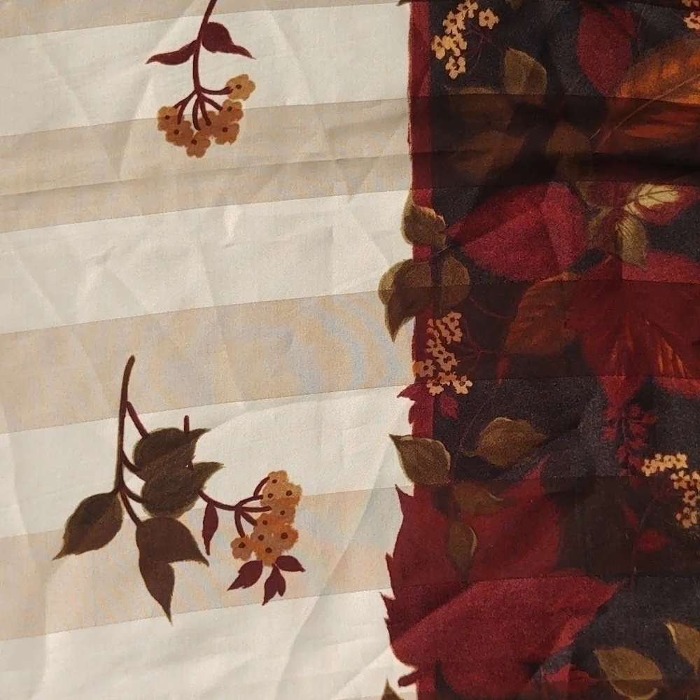 Autumn Leaves Pattern Scarf/ beautiful colors